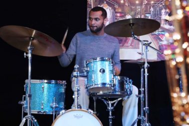 Performing at Hekspace Studios 2