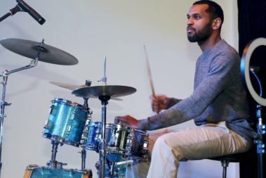 Performing at Hekspace Studios