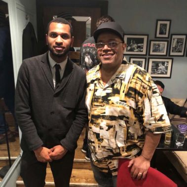 Myself with the legend Dennis Chambers